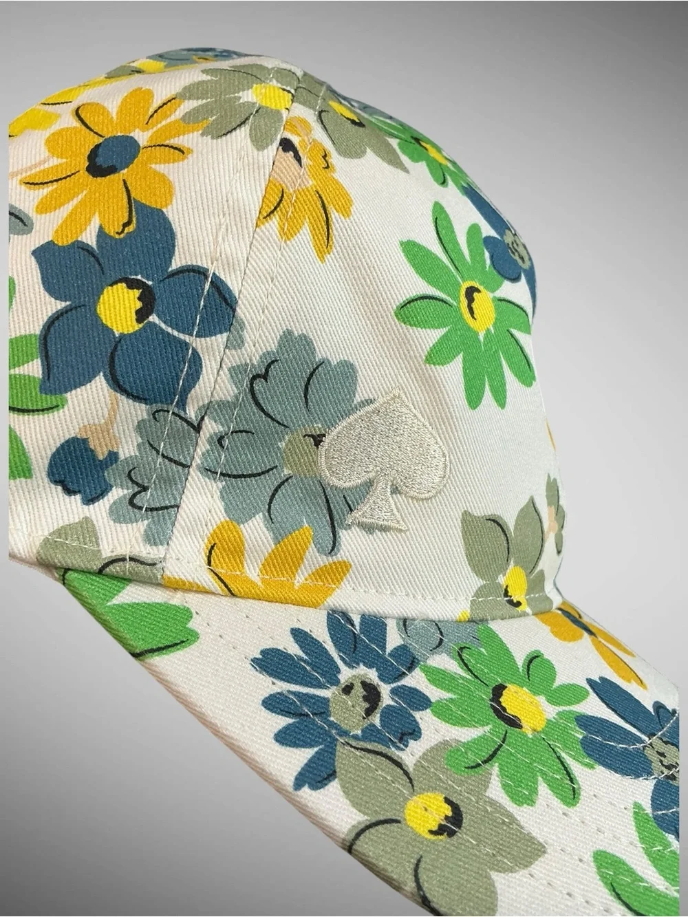 Kate Spade New York Floral Baseball Cap One Size Adjustable NWT